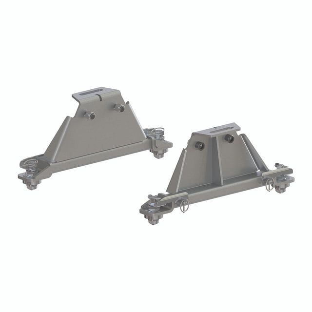 Husky Towing Fifth Wheel Trailer Hitch Head Support 33118 Replacement OEM Upright Legs; Set Of 2