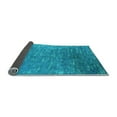 thumbnail image 2 of Ahgly Company Indoor Rectangle Oriental Light Blue Industrial Area Rugs, 2' x 5', 2 of 4