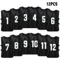 thumbnail image 1 of 12 PCS Adults Soccer Pinnies Quick Drying Football Team Jerseys, 1 of 8