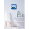 thumbnail image 2 of Canvas Prints Wall Art - Two Dolphins Jumping on the Clear Blue Sea/Ocean | Modern Wall Decor/ Home Decor Stretched Gallery Canvas Wraps Giclee Print & Ready to Hang - 12" x 12", 2 of 3