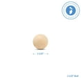 thumbnail image 2 of 1-1/2 inch Wooden Round Balls, Bag of 25 Unfinished Wood Round Balls, Hardwood Birch Sphere Orbs for Crafts and DIY Projects, Woodworking (1-1/2 inch Diameter) by Woodpeckers, 2 of 5