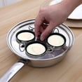 thumbnail image 3 of Eggssentials Stainless Steel Poached Egg Maker - Cook Perfect Poached Eggs Safely, 3 of 4