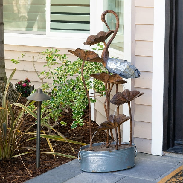 Alpine Corporation 5Tier Flamingo Water Fountain