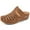 Q-Brown, variant on Ablanczoom Suede Clogs for Women Mules: No-Slip Arch Support Sandals Women Cork Footbed Slippers Shoes