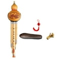 thumbnail image 2 of Bamboo Hulusi Gourd Flute Gourd Cucurbit Flute for Show Performance Exercise b flat key, 2 of 8