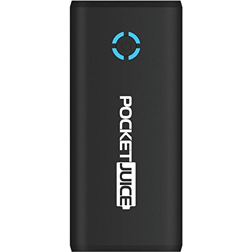 Tzumi Pocket Juice 4,000mAh Solo Portable Charger, Black