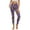 Pineapple Dark Violet, variant on COEQINE Women Tummy Control Yoga Pants with Pockets High Waisted Casual 4-Way Stretch Athletic Leggings Watermelon Leaf Blue Buttery Soft No See Through Tights for Hiking, XS