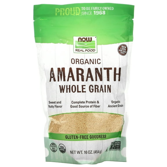 Now Foods Organic Amaranth Grain 16 Ounce