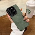 thumbnail image 4 of Luxury Matte Soft Leather Case For iPhone 15 14 13 12 11 Pro Max Plus Camera Protector Cases Shockproof Cover Phone Accessories, 4 of 6