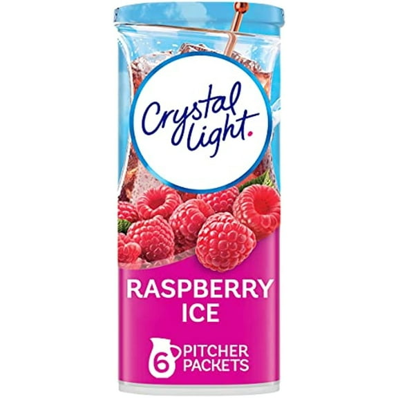 Crystal Light Sugar-Free Raspberry Ice Drink Mix (6 Pitcher Packets)
