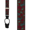 thumbnail image 2 of SuspenderStore Paisley Suspenders - 1.38-Inch Wide Elastic - Button - 4 Colors & 2 Sizes, 2 of 4