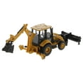 thumbnail image 4 of CAT Caterpillar 420 XE Backhoe Loader with Work Tools Yellow 1/64 Diecast Model by Diecast Masters, 4 of 4
