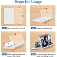 thumbnail image 5 of 12" Screen Magnifier,3D HD Mobile Phone Magnifier Projector Screen Enlarger for Movies, Videos, and Gaming,Foldable Cell Phone Stand with Screen Amplifier,Supports All Smartphones ( 12inch), 5 of 7