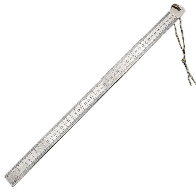 Self-Defenses Ruler Portable Multipurpose Ruler Heavy Duty Dual Rulers Scale Inch/Cm Measuring Tool