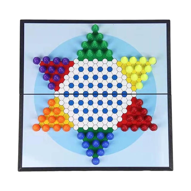 Educational Classic Strategy Game Jigsaws Early Education Chinese Checkers Board CUTICAT Juego de mesa de damas