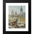 thumbnail image 2 of Gustave Loiseau 11x14 Black Modern Framed Museum Art Print Titled - Rue De L'Epicerie in Rouen (1929), 2 of 5