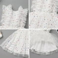 thumbnail image 2 of IDOPIP Baby Girls Sequins Tutu Dress Butterfly Daisy Polka Dots Princess Tulle Evening Gown, 2 of 8