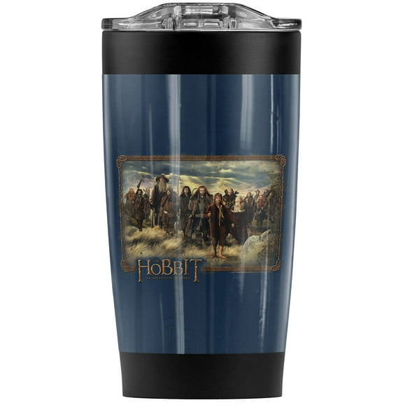 The Hobbit/& Company Stainless Steel Tumbler 20 oz Coffee Travel Mug/Cup, Vacuum Insulated & Double Wall with Leakproof Sliding Lid | Great for Hot Drinks and Cold Beverages