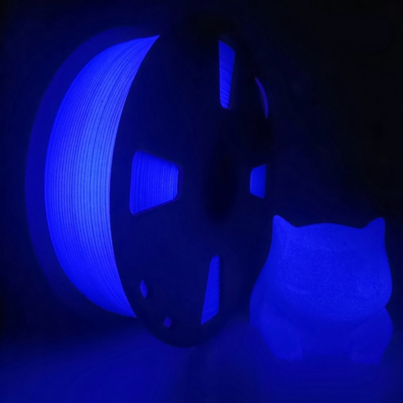 3D Printer PLA Filament Luminous Multicolor Glow In Dark 3D Printer Materials Filament 1.75mm 1kg Spool for 3D Printing