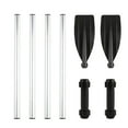 thumbnail image 3 of Kayak Paddle 203cm/80in Alloy Shaft Kayaking Boating Oar 2 Paddle, 3 of 10
