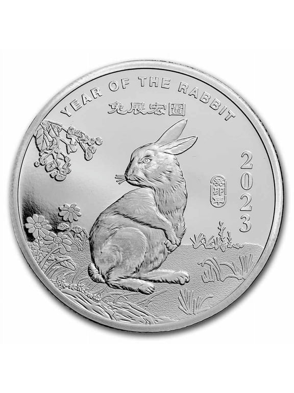 Collectible 1 oz Silver Round - APMEX (2023 Year of the Rabbit)