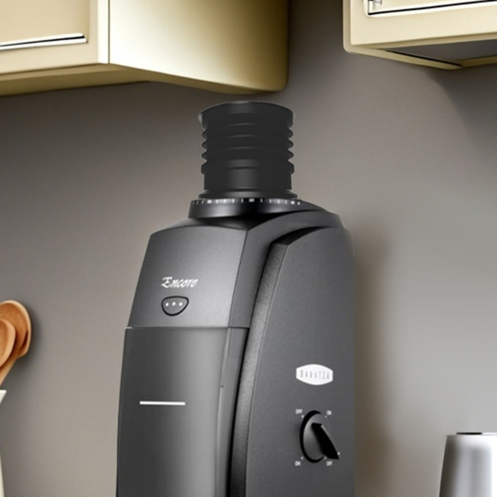 Single Dose Hopper with Bellows Lid Compatible with Baratza Encore Virtuoso Coffee Grinder