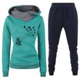 thumbnail image 1 of Puntoco Moda Mujer Otoño Invierno Trajes Chándales Impresión Manga Larga Jersey Sudaderas Pantalones Traje Liquidación Puntoco Puntoco-4754, 1 of 2