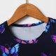 thumbnail image 3 of Blusa Casual para Niñas Gibobby camiseta de verano con estampado de mariposas negro 3-4 años, 3 of 5