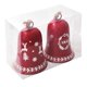 thumbnail image 5 of 2x Campana decorativa navideña, ideal para fiestas y celebraciones, colgante para decoración de interiores Alce de guirnalda, 5 of 9