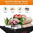 thumbnail image 3 of Foldable Garden Cart with Thickened Oxford Cloth Bin, Compact Easy Load and Dump Design for Soil Grass Leaves and Garden Supplies, 3 of 7