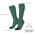 thumbnail image 5 of Picia Women Crew Soft Moisture-wicking Socks Watermelon Pattern Design Cotton Socks, One Size fit All, 5 of 9