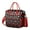 Red-7, variant on Retro Dots Design Large Lunch Box Leakproof Insulated Lunch Tote with Classic Polka Dot Print Dual Compartments & Waterproof Material for Adults Teachers & Work