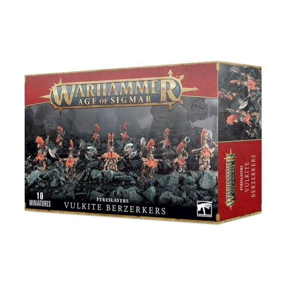 Games Workhsop Warhammer Age of Sigmar Fyreslayers - Vulkite Berzerkers