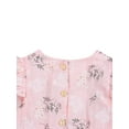 thumbnail image 6 of Qiylii Baby Floral Print Bodysuit, Ruffle Long Sleeve O neck Romper+Headband, 6 of 6