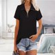 thumbnail image 1 of Camiseta con cuello vuelto NikouMX para mujer Camiseta de manga corta Diseño fácil de usar, 1 of 5