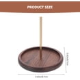 thumbnail image 4 of HUGFEGWE Support en Bois pour Fil et Fil - Support Rond pour Bobine de Fil à Coudre - Rangement pour Ligne de Perles - Conteneur de Fil à Broder pour la Maison - Clips de Cordon UA824-12542, 4 of 9