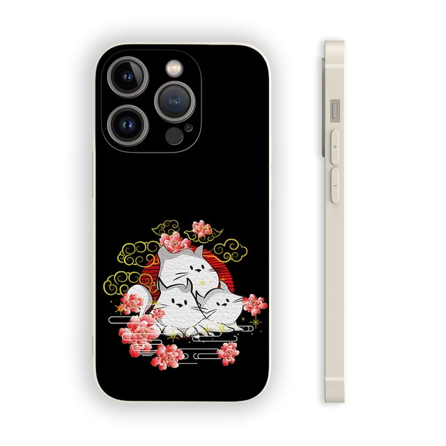 Mantenga su iPhone seguro y elegante: moderno estuche para teléfono con acabado mate y estampado gráfico para iPhone 15 Pro Max 14 13 12 Pro 11