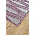 thumbnail image 2 of Feizy Saphir Rubus Modern Abstract, Gray/Purple, 9'8" x 12'7" Area Rug Sheen Mid-Century Modern Chevron Design Carpet for Living Dining Bed Room, 2 of 4