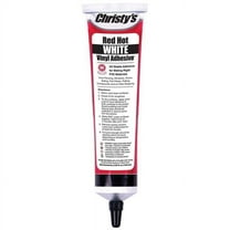 Christys 4001516 5.25 oz Red Hot White Adhesive for PVC & Vinyl
