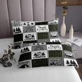 thumbnail image 3 of YST Camper Quilt Set For Bunks,Happy Camping King Coverlet Set For Travel Trailers Rustic Farmhouse Buffalo Plaid Bedspread Set Rv Accessories For Inside,Adventure Camper Bedding Set, 3 of 5