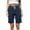Dark Blue, variant on Fancifize Women Jogger Shorts Drawstring Waist Running Shorts Stretch Lightweight Summer Lounge Set S,Dark Blue