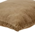 thumbnail image 3 of Parkland Collection Acer Transitional Brown Pillow Cover With Poly Insert, 3 of 6