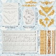 thumbnail image 5 of 3 Packs Baroque Silicone Molds Scroll Silicone Baroque Mold Clay Molds Fondant Molds Border Fondant, 5 of 5