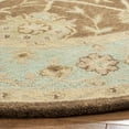 thumbnail image 3 of SAFAVIEH Antiquity Lilibeth Oriental Wool Area Rug, Brown/Green, 8' x 8' Round, 3 of 7