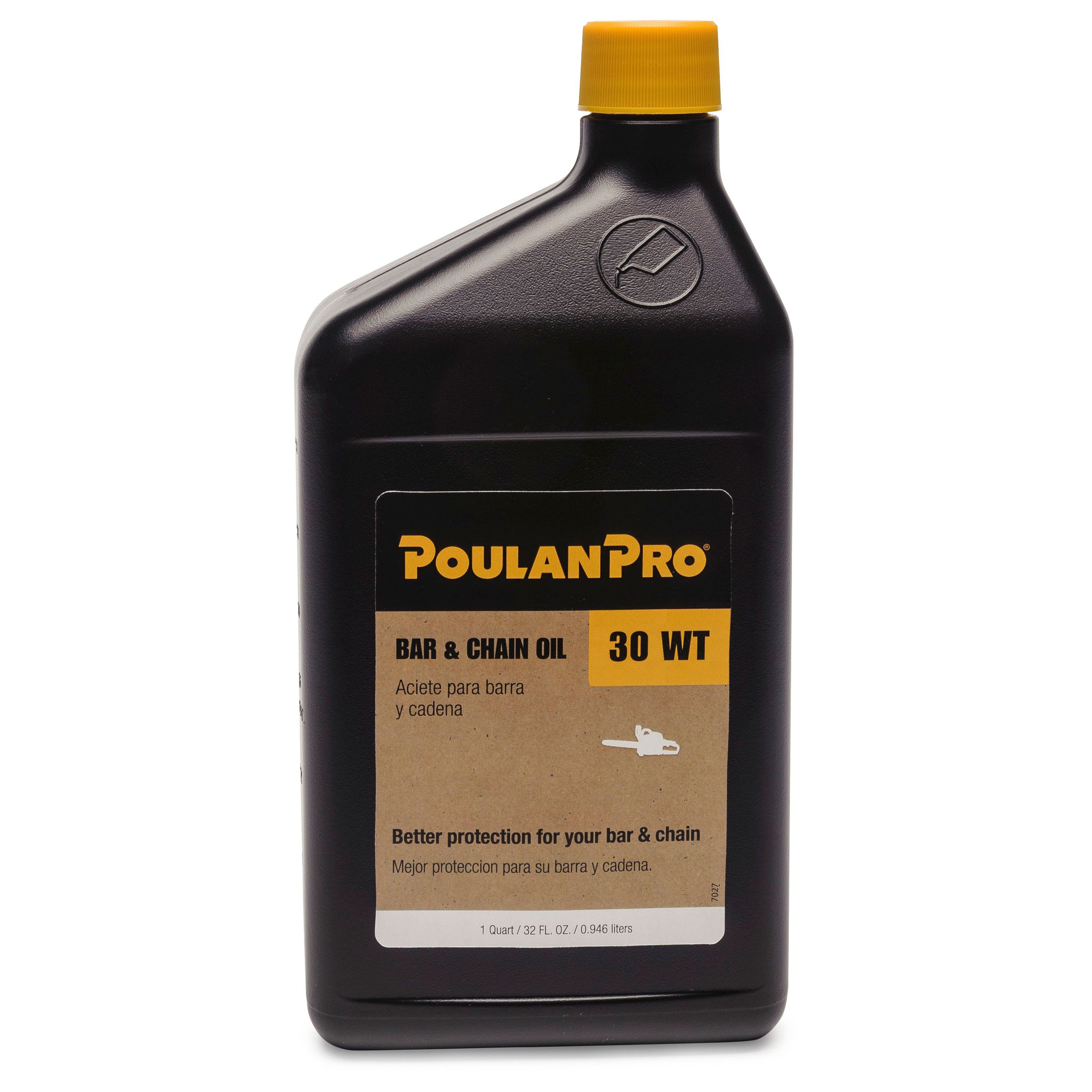 Poulan Pro Chainsaw Bar and Chain Oil, 1 Quart Bottle ...