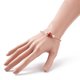 thumbnail image 3 of Natural Gemstone & Pearl Round Beaded Bangle Brass Torque Bangle for Women Golden Inner Diameter: 2-1/4 inch(5.6cm), 3 of 6