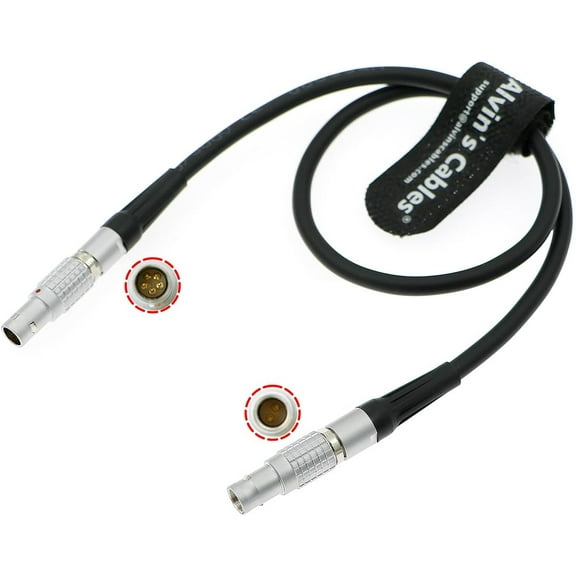 Alvin's Cables Power Cable for ARRI Transvideo StarliteHD 5" OLED Monitor from Artemis 2 2 Pin to 5 Pin Power Cable 45cm|18in