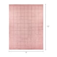 thumbnail image 6 of Mainstays Solid High Low Tufted Grid Mauve Pink Indoor Area Rug, 9' x 12', 6 of 7