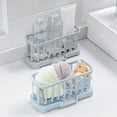 thumbnail image 4 of LEAQU Kitchen Sink Caddy Sponge Holder - Sponge Holder for Sink, Sink Tray Drainer Rack, Soap Dish Dispenser Brush Holder Storage Kitchen Accessories, 4 of 7