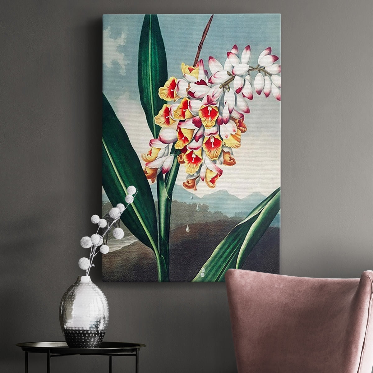 Temple of Flora VII Premium Gallery Wrapped Canvas - Ready to Hang